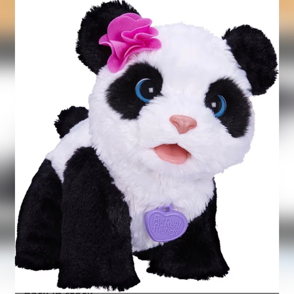 FurReal Friends Pom Pom My Baby Panda Plush Pet Interactive Toy
